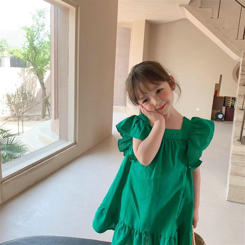 VL85 Size90-130 Đầm bé gái Thời trang trẻ Em hàng quảng châu