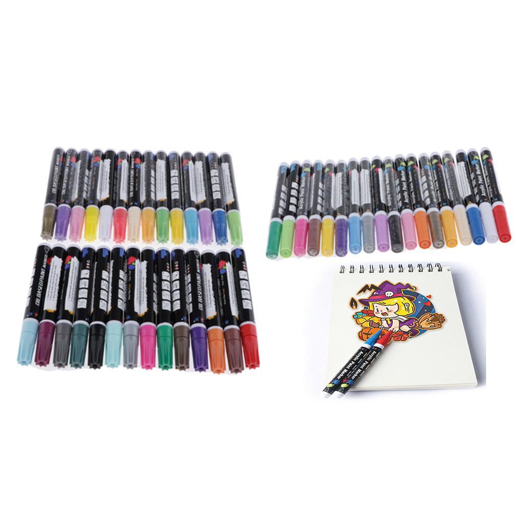 Paint Pens - Premium Acrylic Paint Pens & Rock Painting Kit for Painting Rocks, Glass, Ceramic, Porcelain. Permanent Oil Based Waterproof Markers