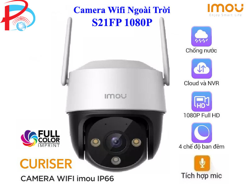 Camera WIFI Ngoài Trời IMOU S21FP, S41FP Có Màu Ban Đêm, Xoay 360 Độ - Hàng chính hãng