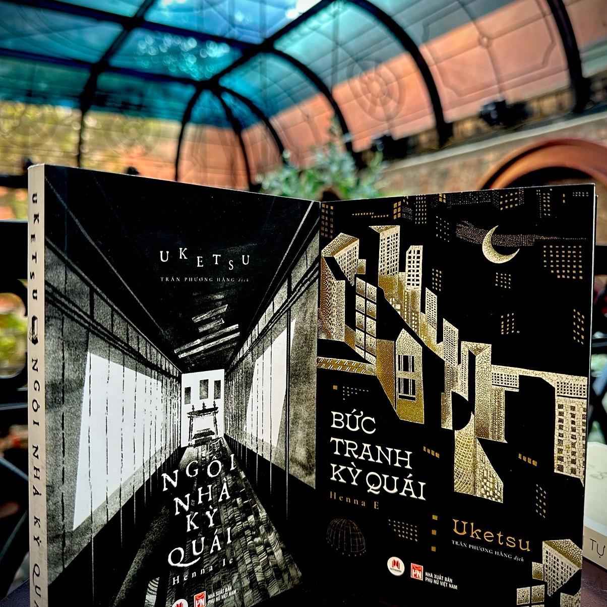 Sách-  Combo Ngôi Nhà Kỳ Quái và Bức Tranh Kỳ Quái của Uketsu, Tiểu Thuyết Trinh Thám Kinh Dị, Tặng kèm Bookmark và Bản Thiết Kế Các Ngôi Nhà- 2HBooks