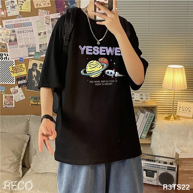 Áo thun, phông nam Hàn Quốc cao cấp dáng rộng tay lỡ T-Shirt Loose R3TS22