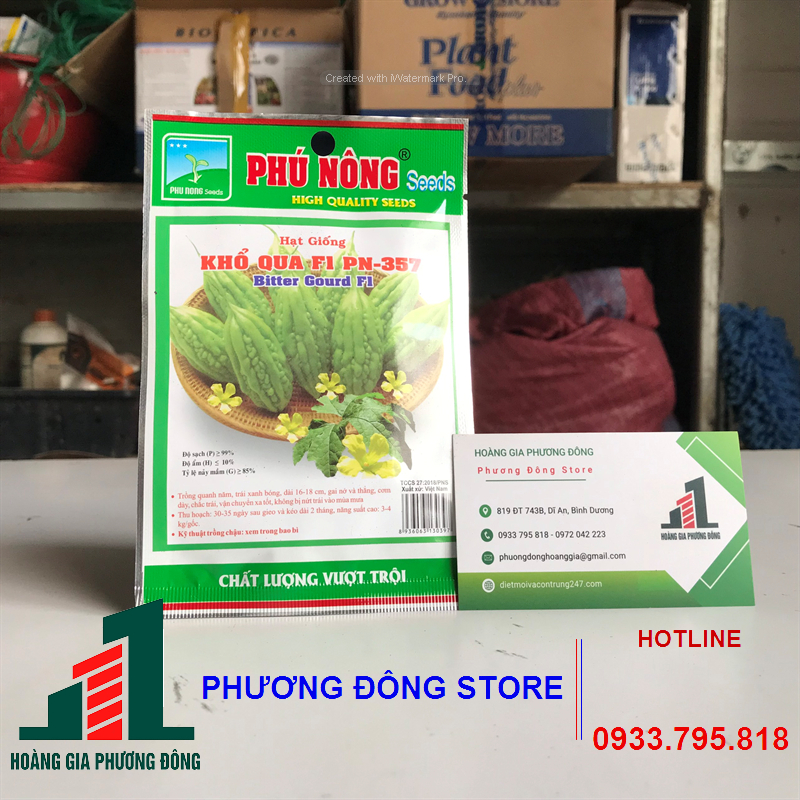 Combo 5-10 gói hạt giống Khổ qua F1 357 năng suất cao
