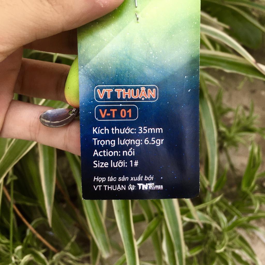 Nhái hơi câu lure VT thuận dài 3.5cm nặng 6.5gr body siêu mềm phukiencaulure25 nhái hơi câu lure siêu nhạy cá