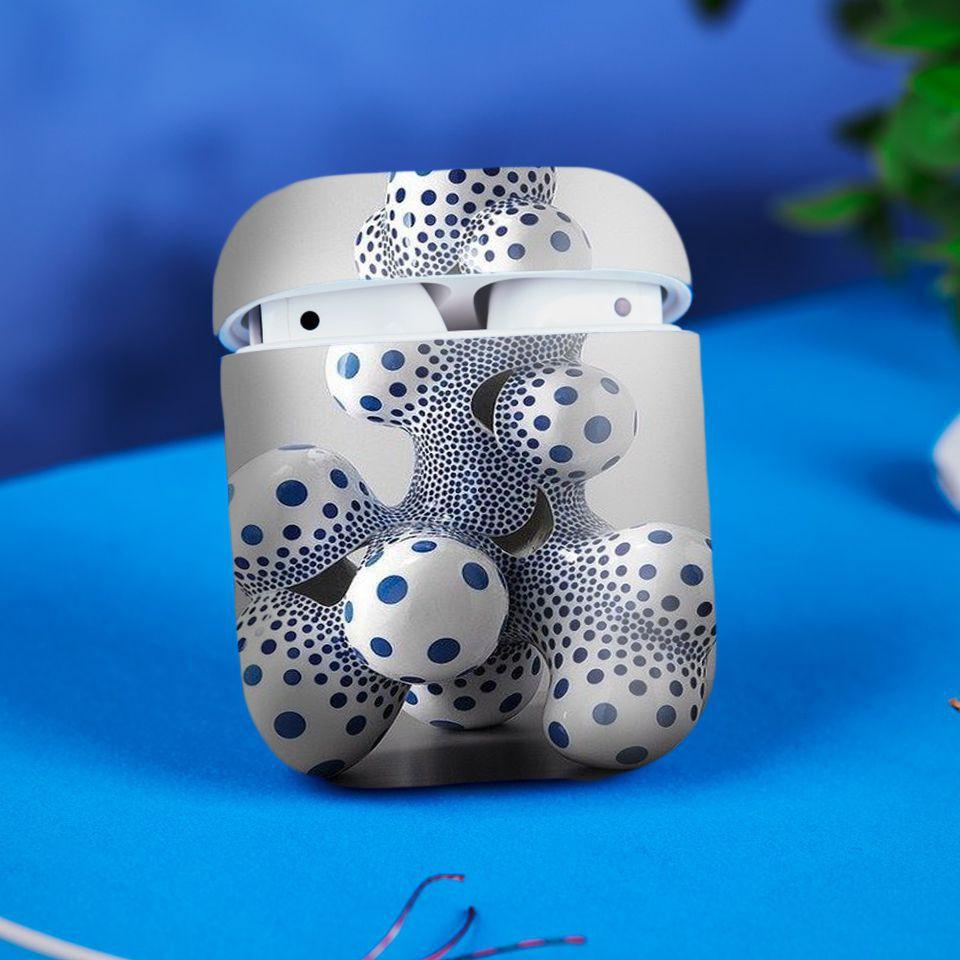 Miếng dán skin cho AirPods in hình Họa tiết - HTx015 (AirPods ,1 2, Pro, TWS, i12)