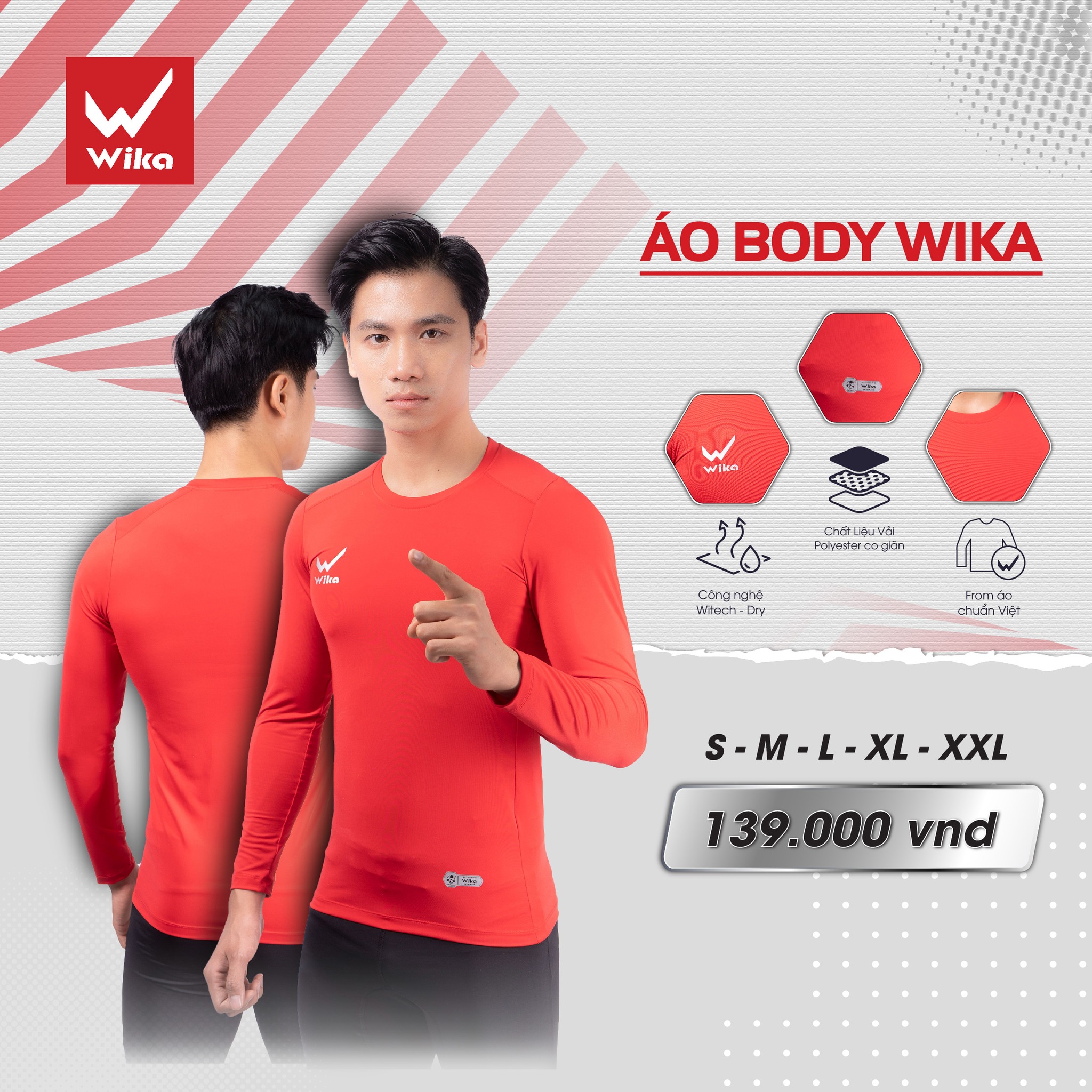 Áo giữ nhiệt cao cấp Wika