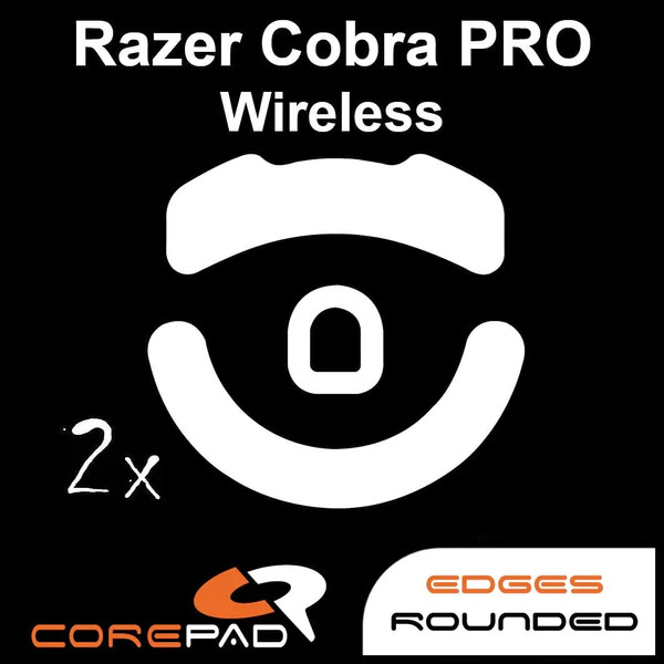 2 Bộ Feet chuột PTFE Corepad Skatez PRO Razer Cobra Wireless - Hàng Chính Hãng