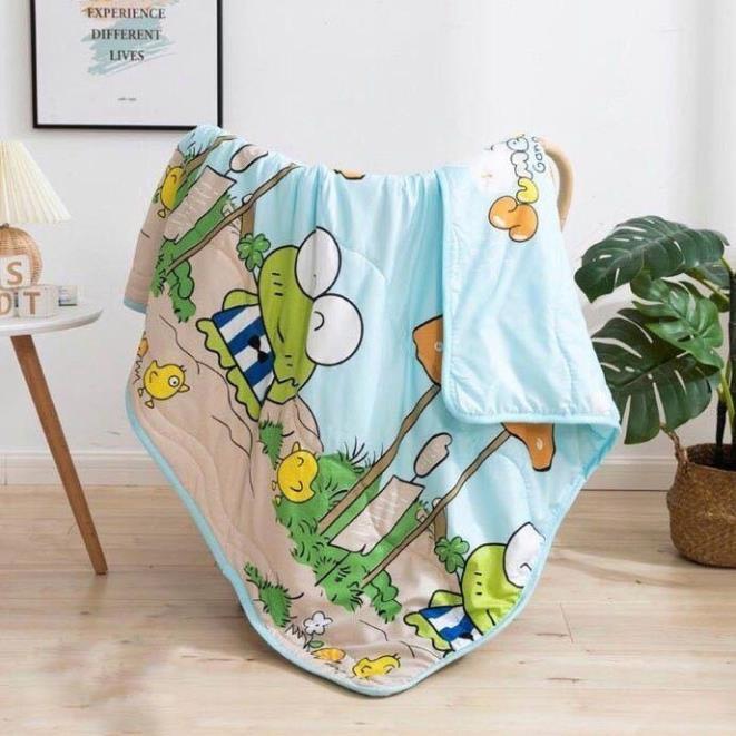 Chăn cho bé mùa hè thu, chăn Cotton trẻ em mỏng mát đắp hè thu