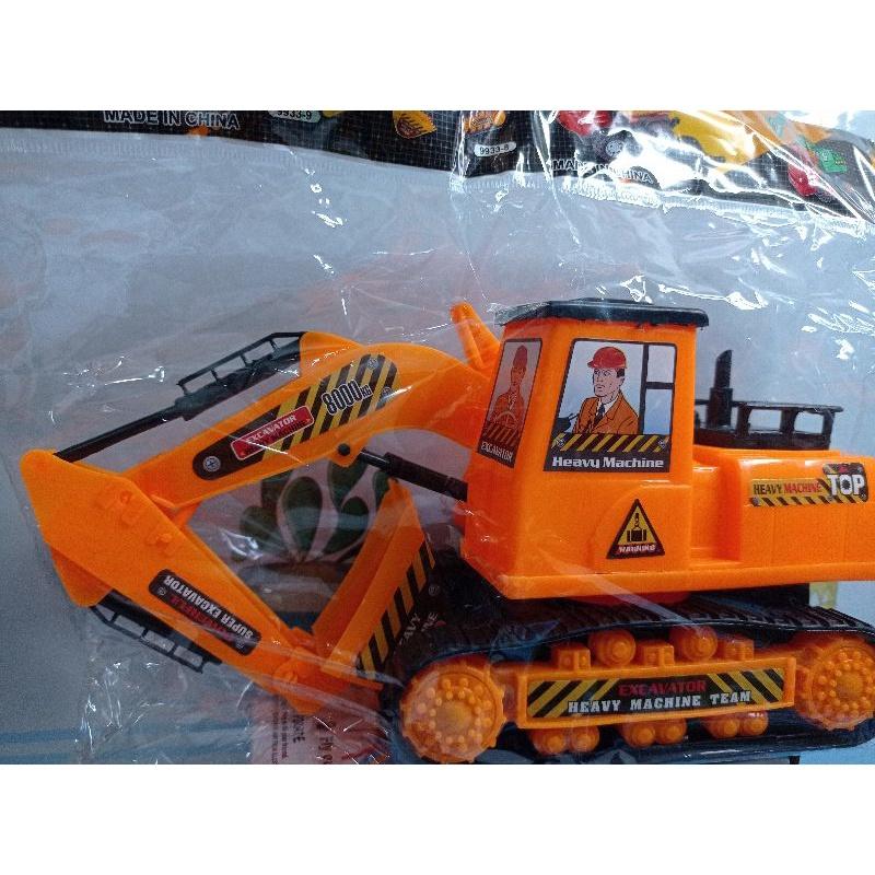 Đồ chơi xe cẩu múc màu vàng cho bé yêu
