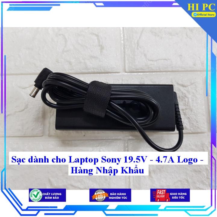 Sạc dành cho Laptop Sony 19.5V - 4.7A Logo - Kèm Dây nguồn - Hàng Nhập Khẩu