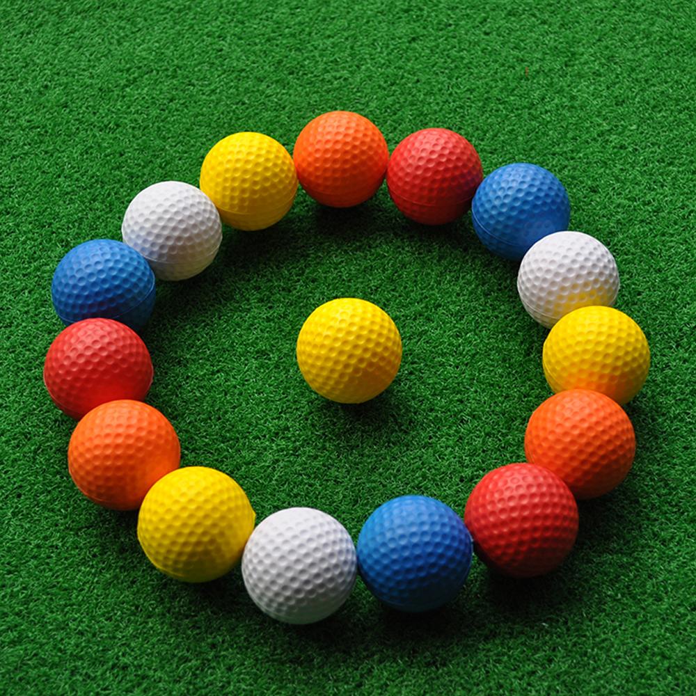 5PCS/Đặt bóng golf pu thực hành trong nhà thực hành bọt biển đu dây bài tập bóng huấn luyện trong nhà đào tạo bóng golf
