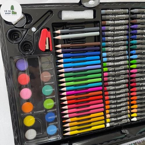 Hộp Bút Màu 150 Chi Tiết Dùng Để Vẽ Và Sáng Tạo Nghệ Thuật Cho Bé, Giá Cực Rẻ