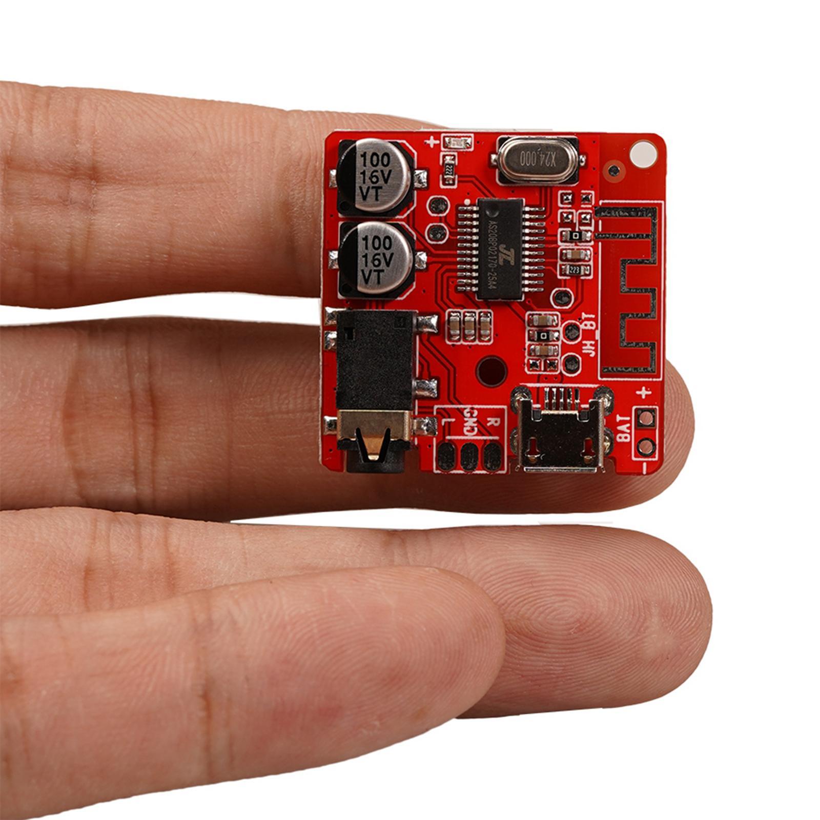 Bluetooth Receiver Board Board Music Module SNR 90dB THD+N -70dB red