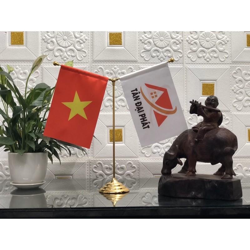 Cờ để bàn in logo công ty