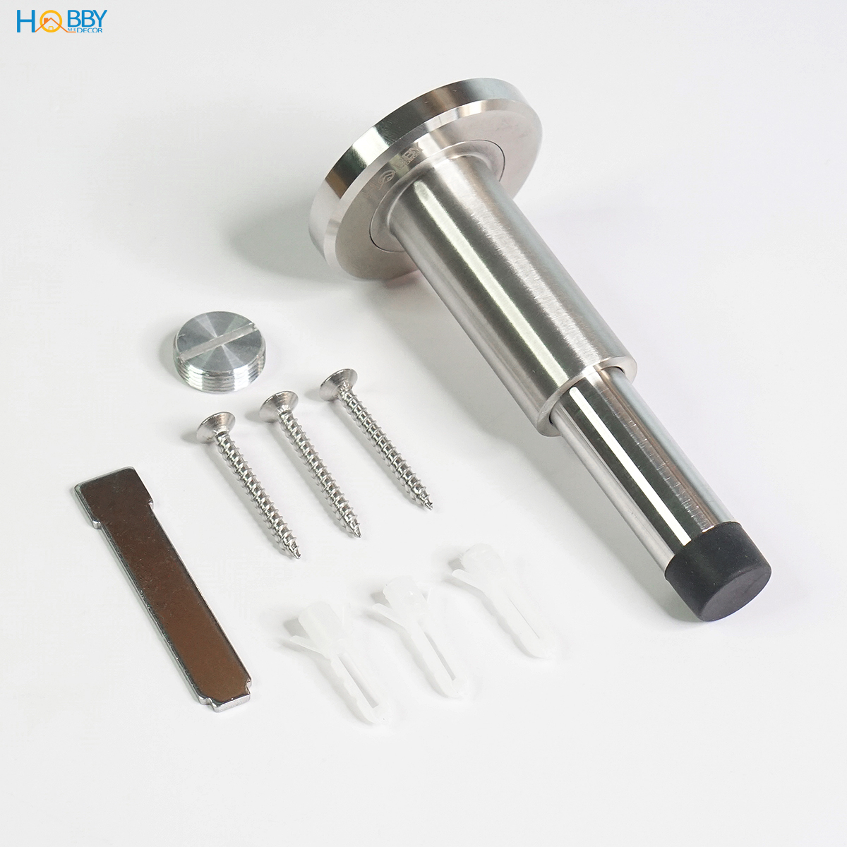 Chốt chặn cửa chống va đập điều chỉnh độ độ dài Hobby Home Decor CC9 Inox 304 không rỉ sét - dòng cao cấp