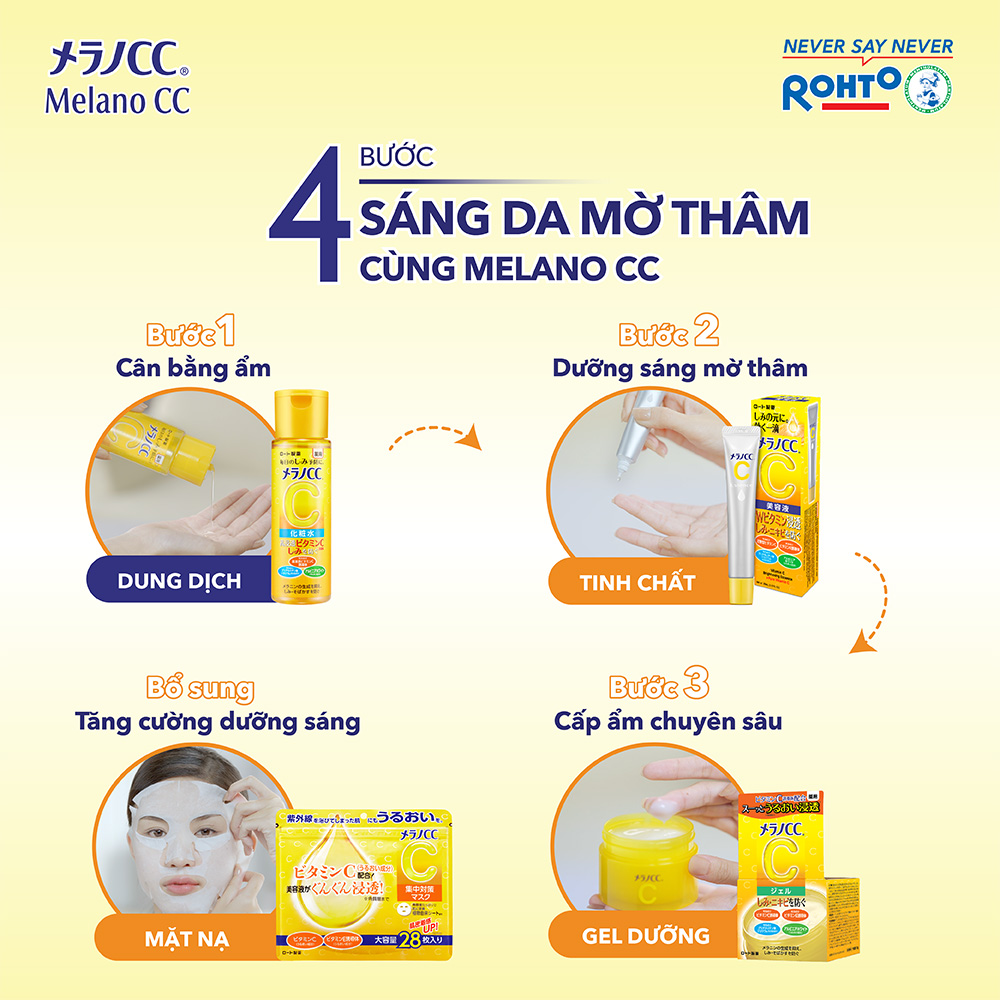 Dung Dịch Dưỡng Trắng Da Chống Thâm Nám Melano CC Whitening Lotion