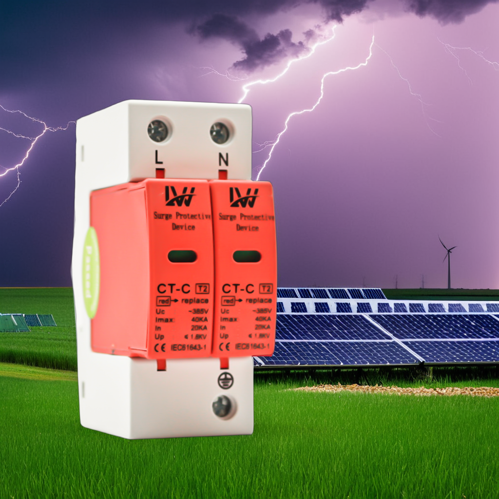 Chống sét lan truyền AC White LWSPD-40 1 pha 2P 220V và 3 pha 4P 380V