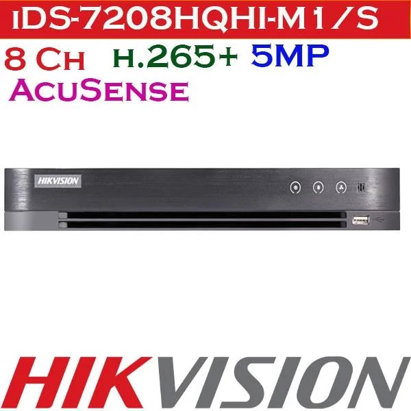 Đầu ghi hình camera Analog TVI 8-32 Kênh Hikvision iDS-72xxHQHI-M1/S 4MP Lite H.265 Pro - Hàng chính hãng