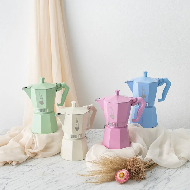 ẤM PHA CÀ PHÊ BIALETTI MOKA EXCLUSIVE LIGHT BLUE