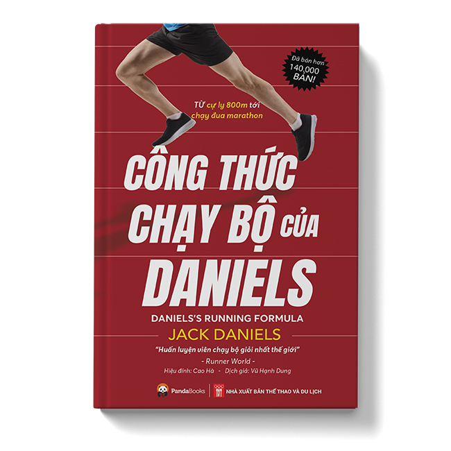 COMBO 3 CUỐN: Công thức chạy bộ Daniels + Giải phẫu học giãn cơ + Chương trình tập luyện thi đấu cự ly 70.3