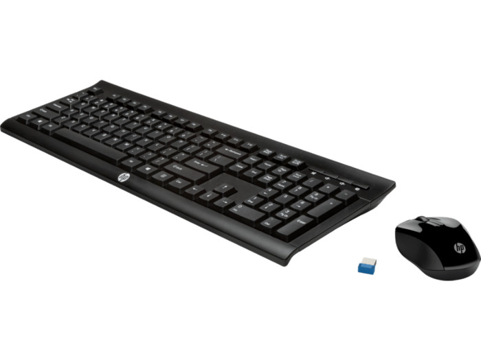 Bộ bàn phím và chuột HP FIJI Wireless Combo Keyboard A/P_6JU16AA - Hàng Chính Hãng