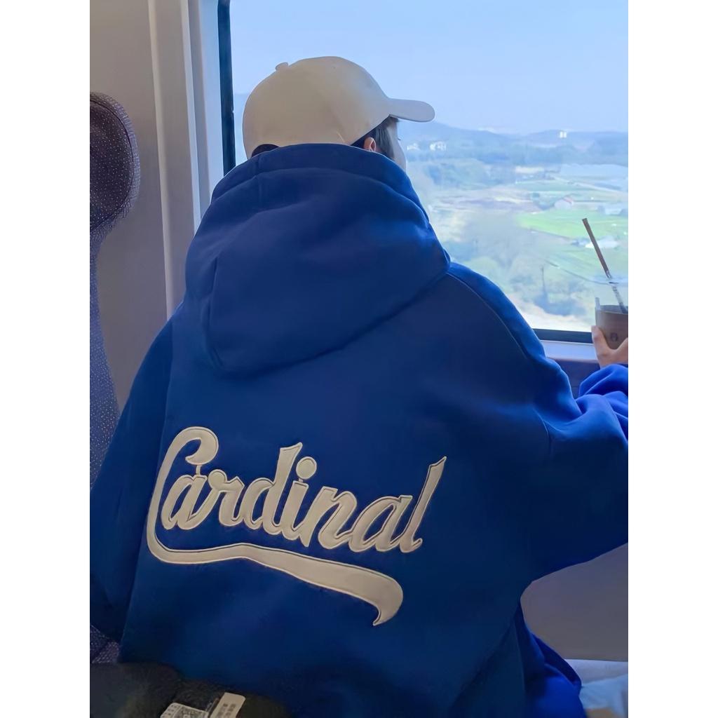 Áo Hoodie Nỉ Nam Nữ Unisex CARDINAL Dáng Rộng Mũ Trùm