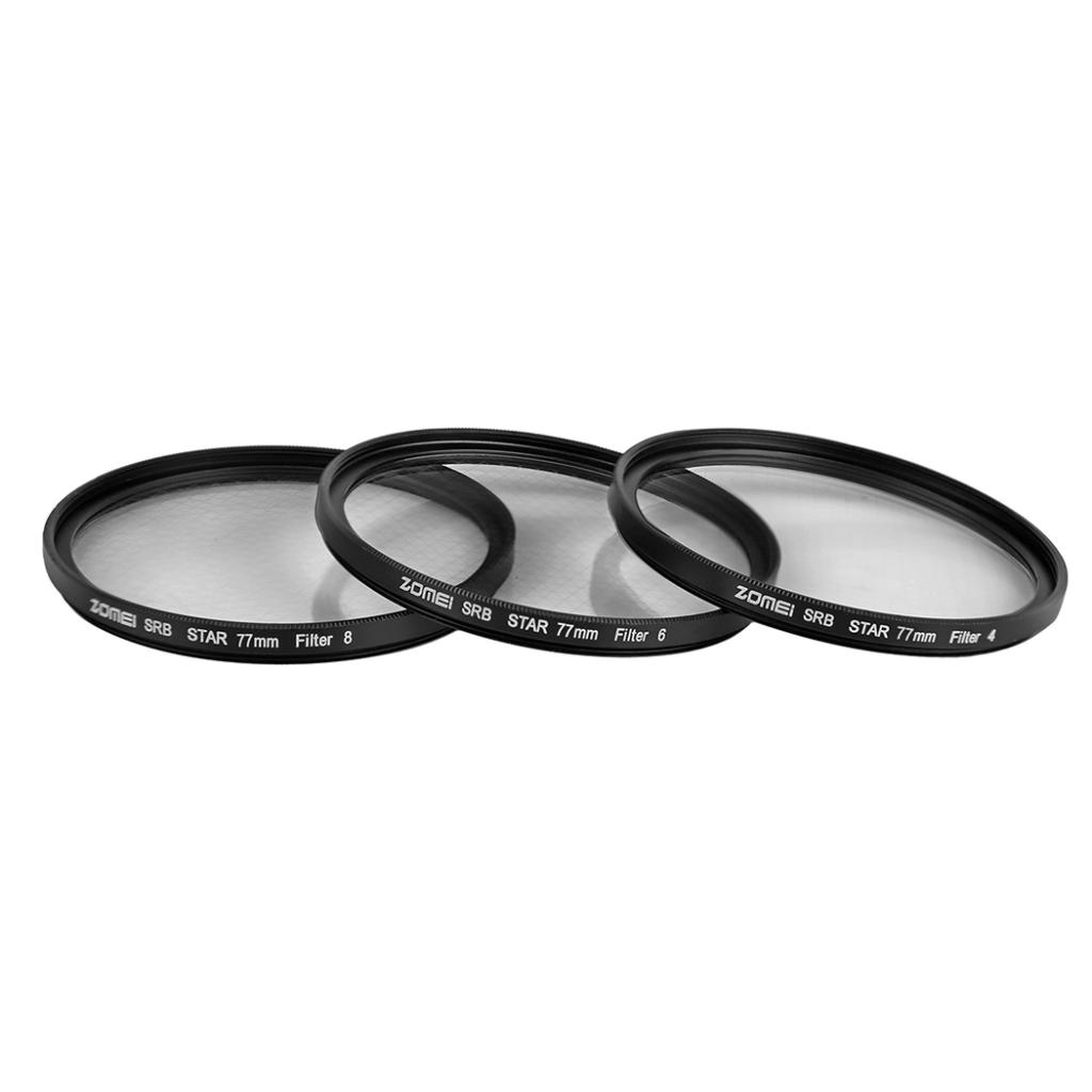 40.5mm Star-Effect Starburst 4+6+8 Points Lens Filter for Cameras