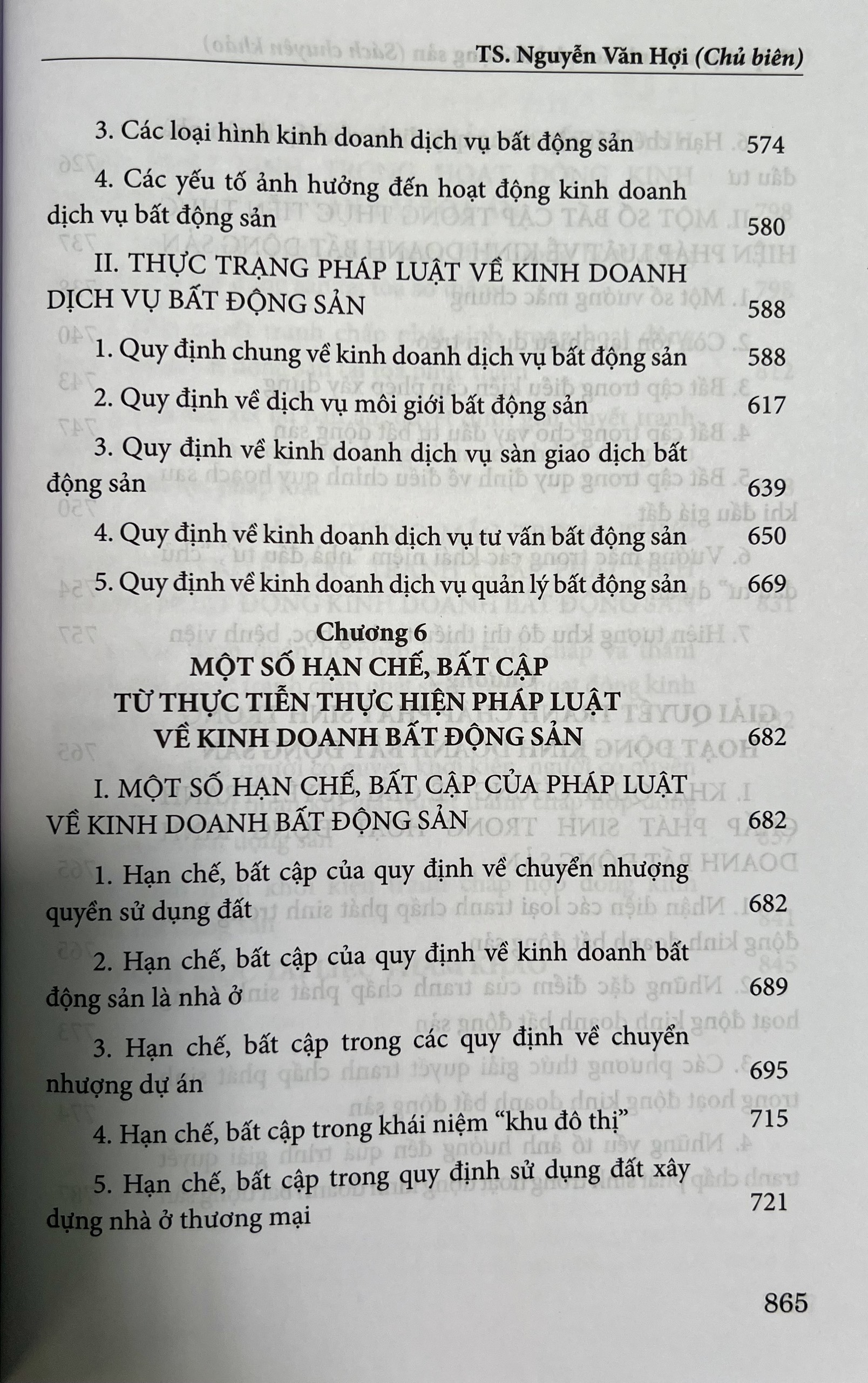 Pháp luật về kinh doanh bất động sản (Sách chuyên khảo)