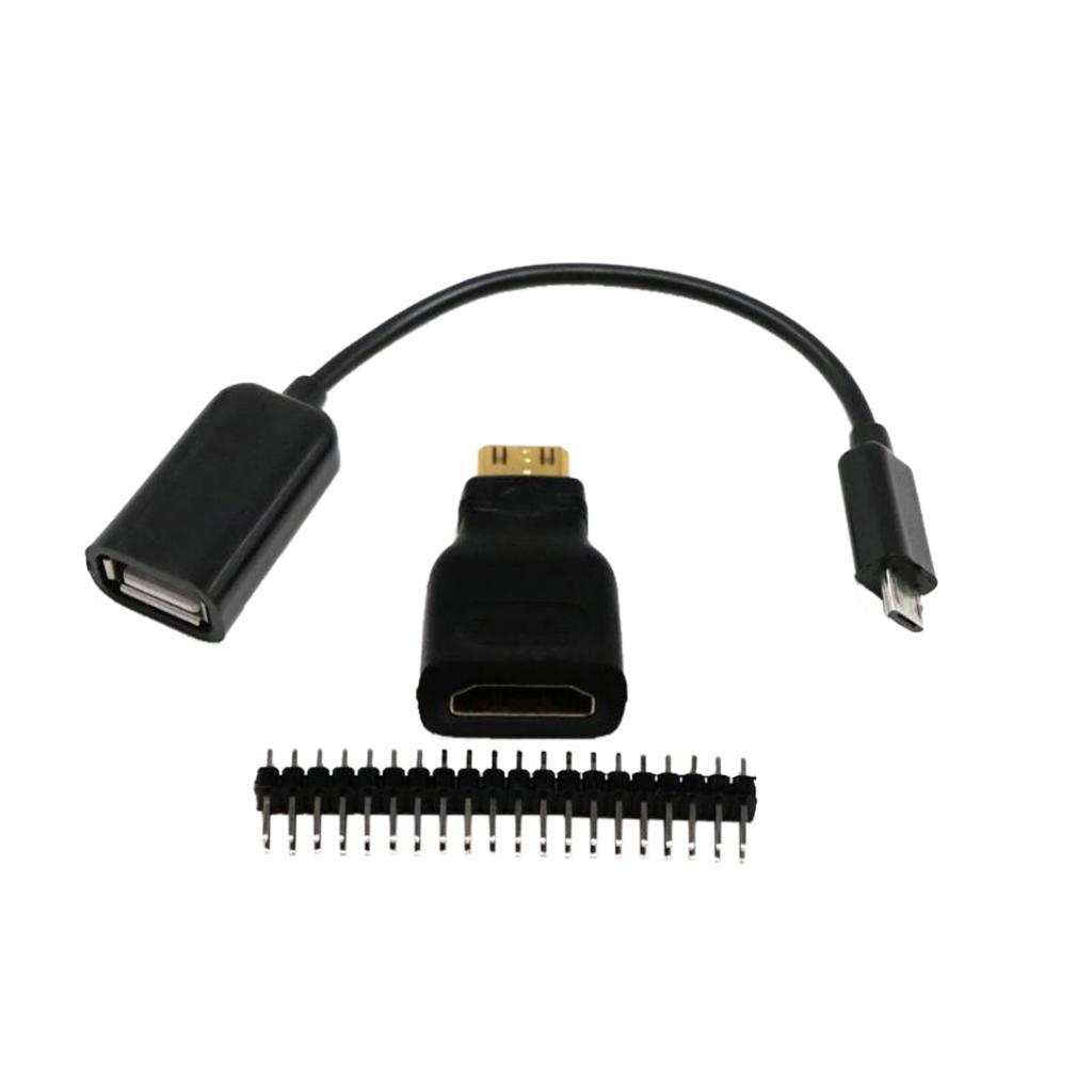 Male to Female+Micro USB to USB+Male GPIO for