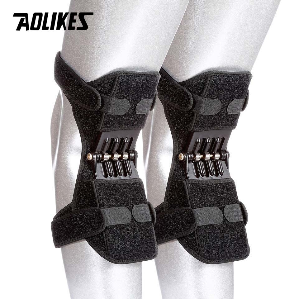 Bộ 2 khung trợ lực khớp đầu gối lò xo đàn hồi AOLIKES A-YX005 PowerKnee