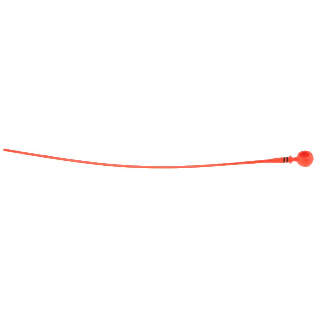 1PC Auto Car Red Engine Oil Level Transmission Dipstick 555mm for