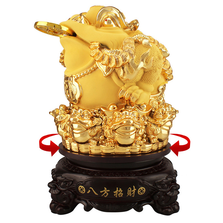 Thiềm Thừ Phong Thủy Vàng Cỡ Đại