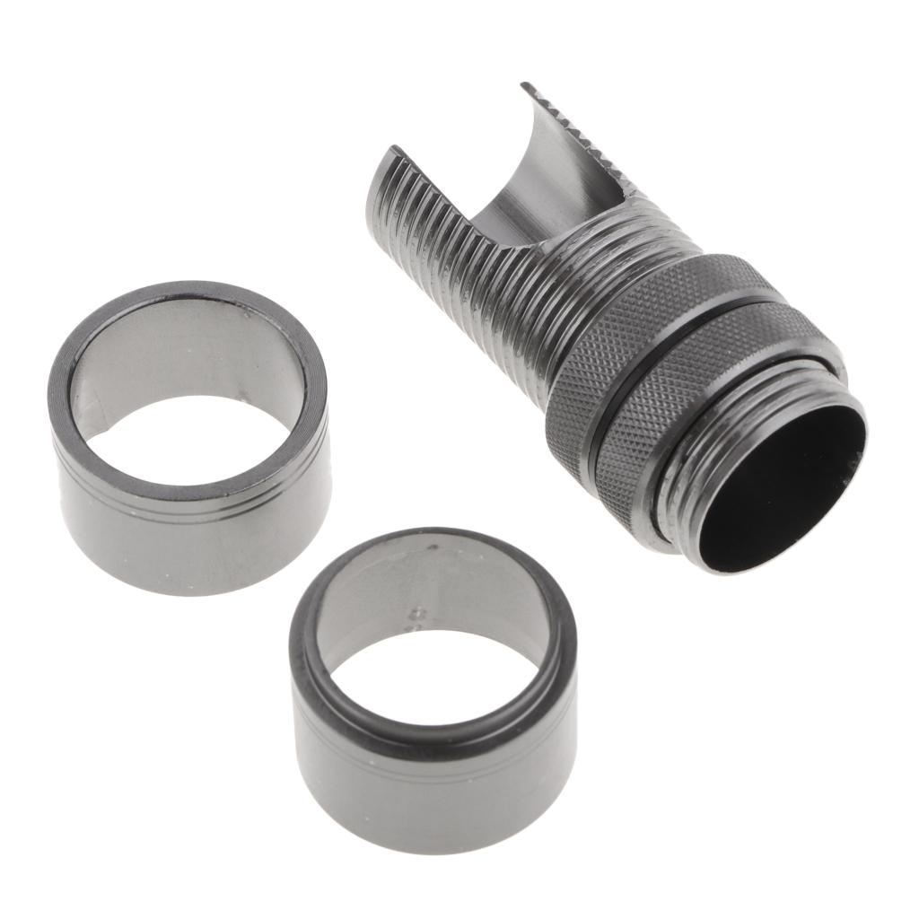 Aluminum Alloy Fly Reel Seat Skeleton Up Locking Accessory DIY Fishing Rod Handle