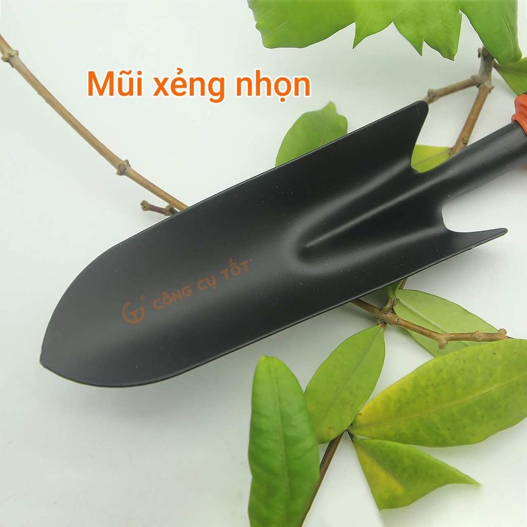 XẺNG LƯỠI HẸP CÁN CAO SU CHUYÊN ĐÀO ĐẤT TRỒNG CÂY- dụng cụ làm vườn tiện ích