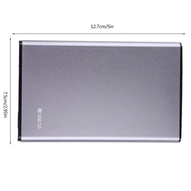 Ổ Cứng Ngoài 2.5" 6TB Usb 3.0 Siêu Mỏng Cho PC/Desktop/Laptop/MacBook/Chromebook