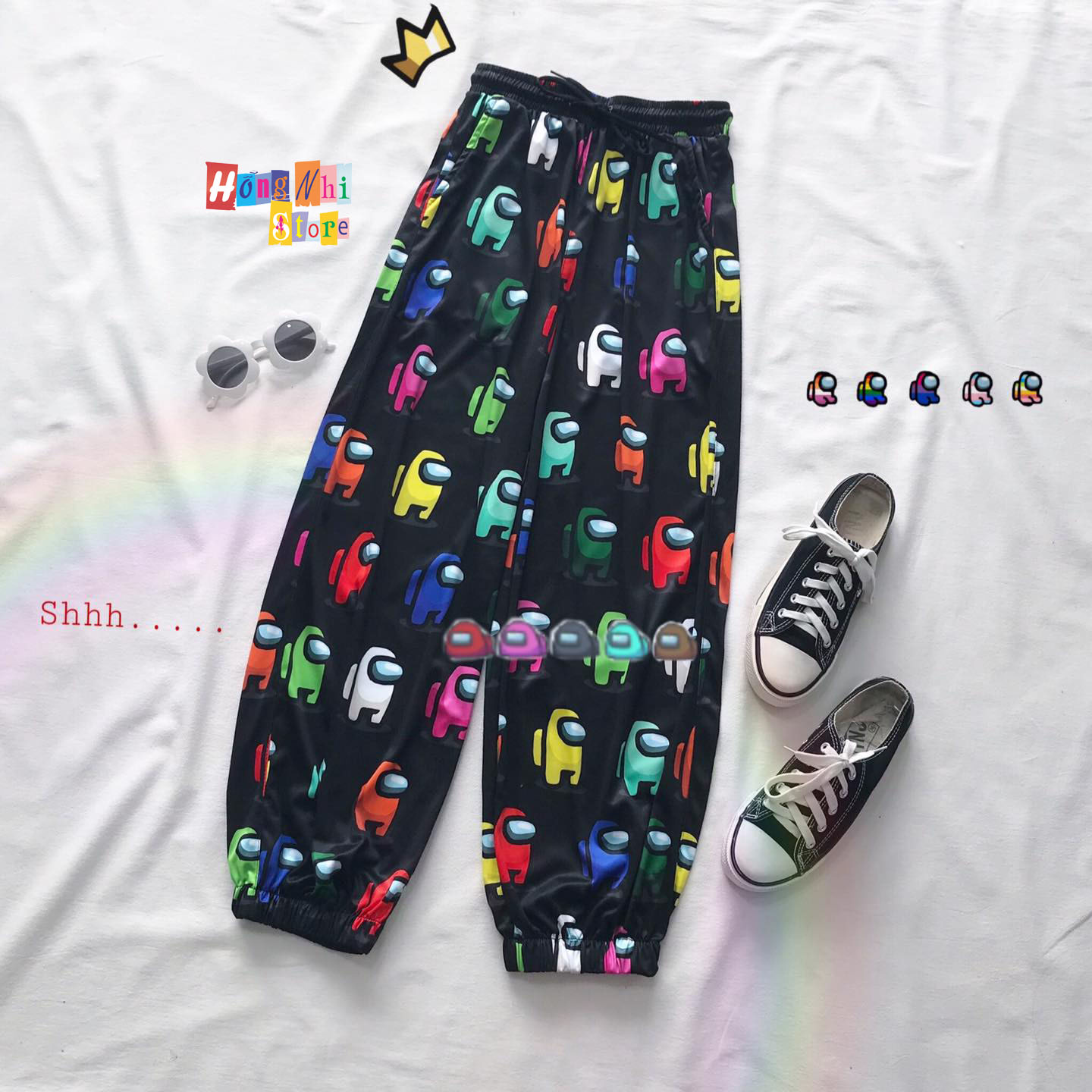 Quần Cartoon Pant V2 Unisex, Quần Hoạt Hình Dài Bo Lai Dáng Rộng - MM