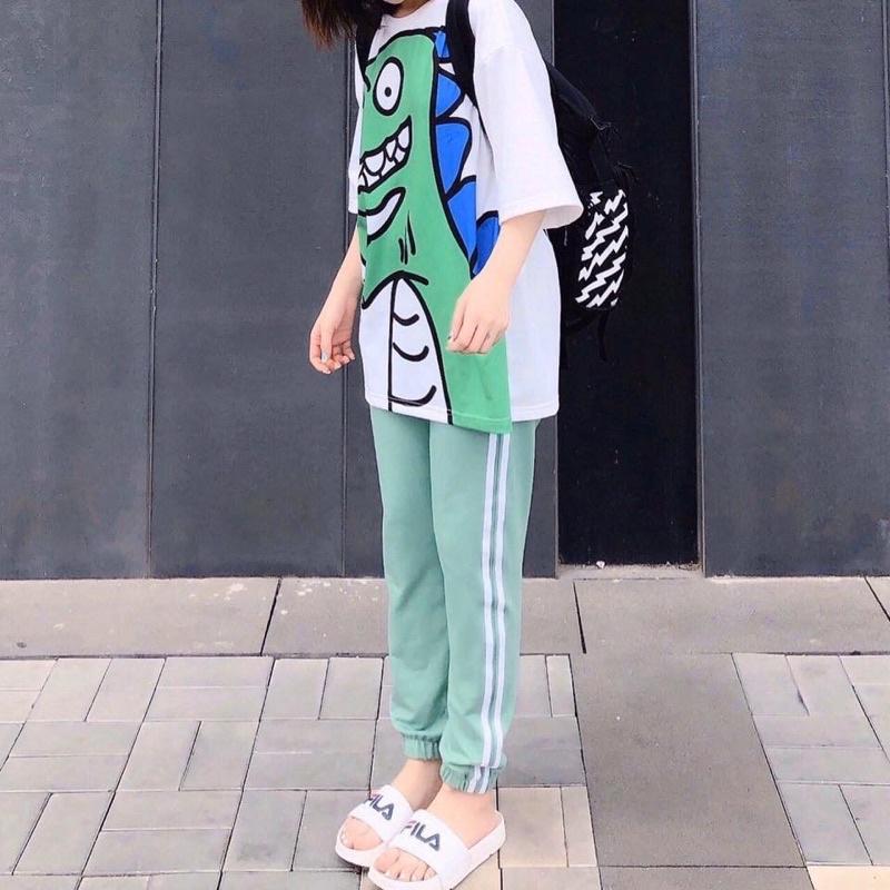 Quần jogger 2 sọc unisex nam nữa