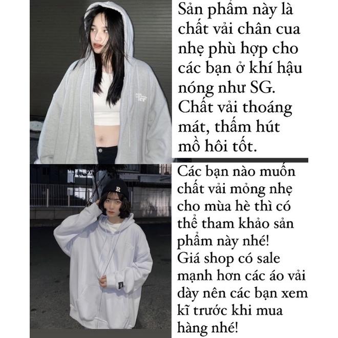 Áo Hoodie Zip Nam Nữ CINDER Màu XÁM, Áo Hoodie Khoác Nỉ Bông Form Rộng Local Brand Unisex Đẹp