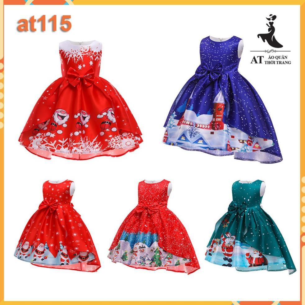 Đầm Noel Cho Bé Gái được thiết kế chuẩn cho bé từ 12kg đến 45kg