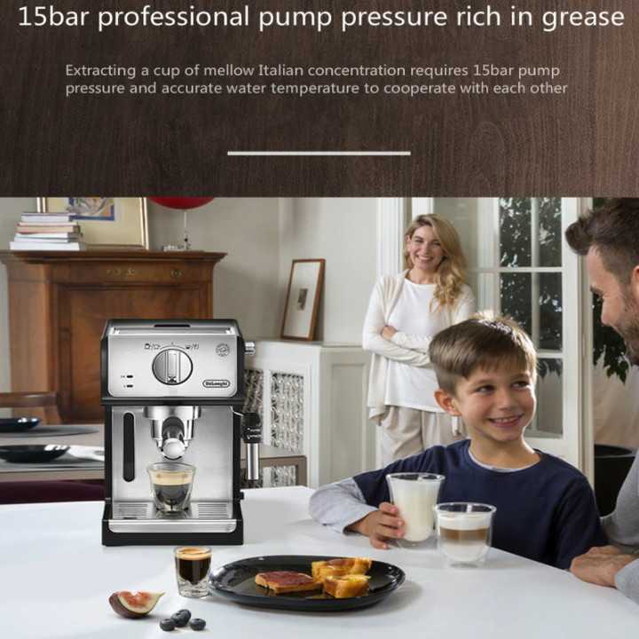 Máy pha cà phê Espresso thương hiệu cao cấp Delonghi ECP35.31 - Hàng Chính Hãng