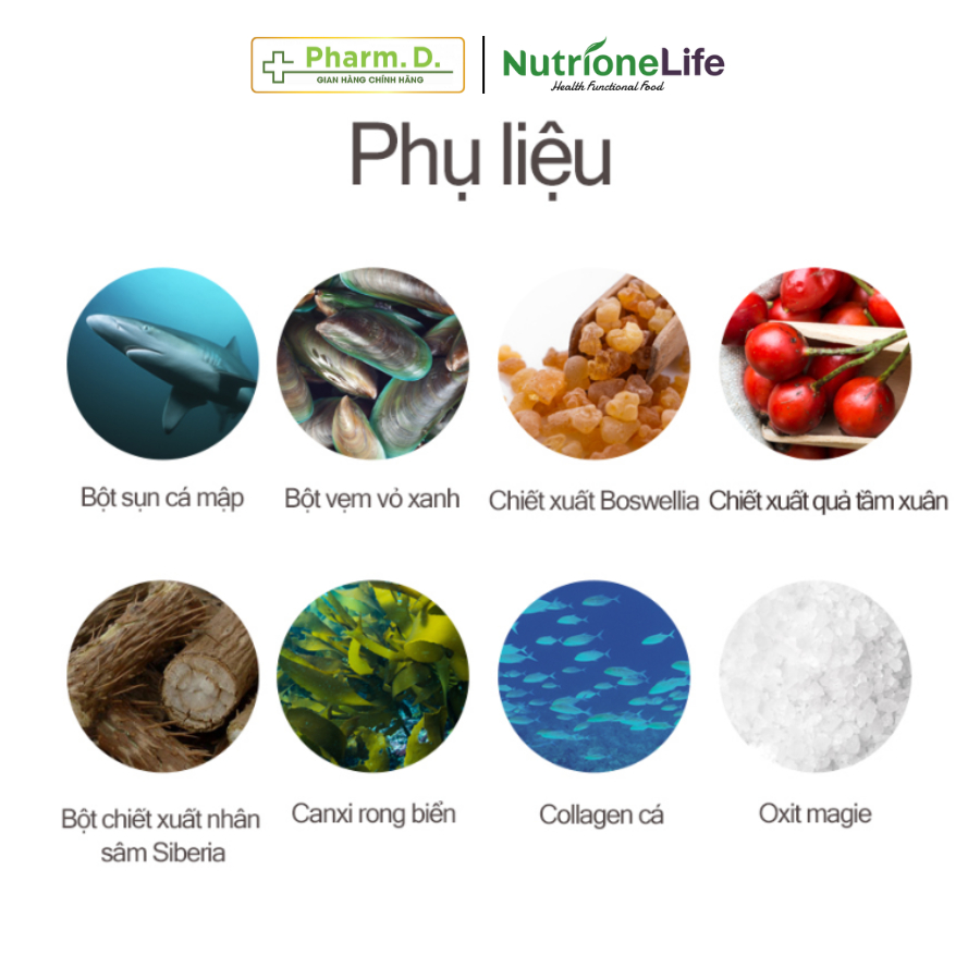 Viên Uống NUTRIONELIFE Joint Bone 1500 Hỗ Trợ Xương Khớp, Giúp Xương Chắc Khỏe