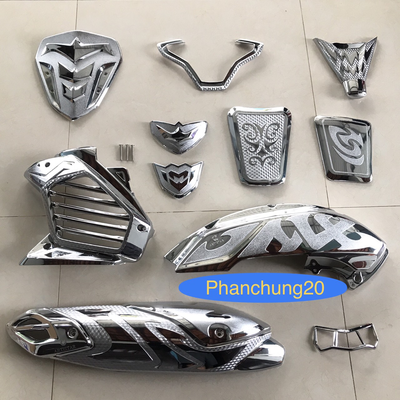 ỐP VIỀN ĐỒNG HỒ DÙNG CHO ĐỜI XE NVX 2021 2022 2023 2024 - V2 CROM
