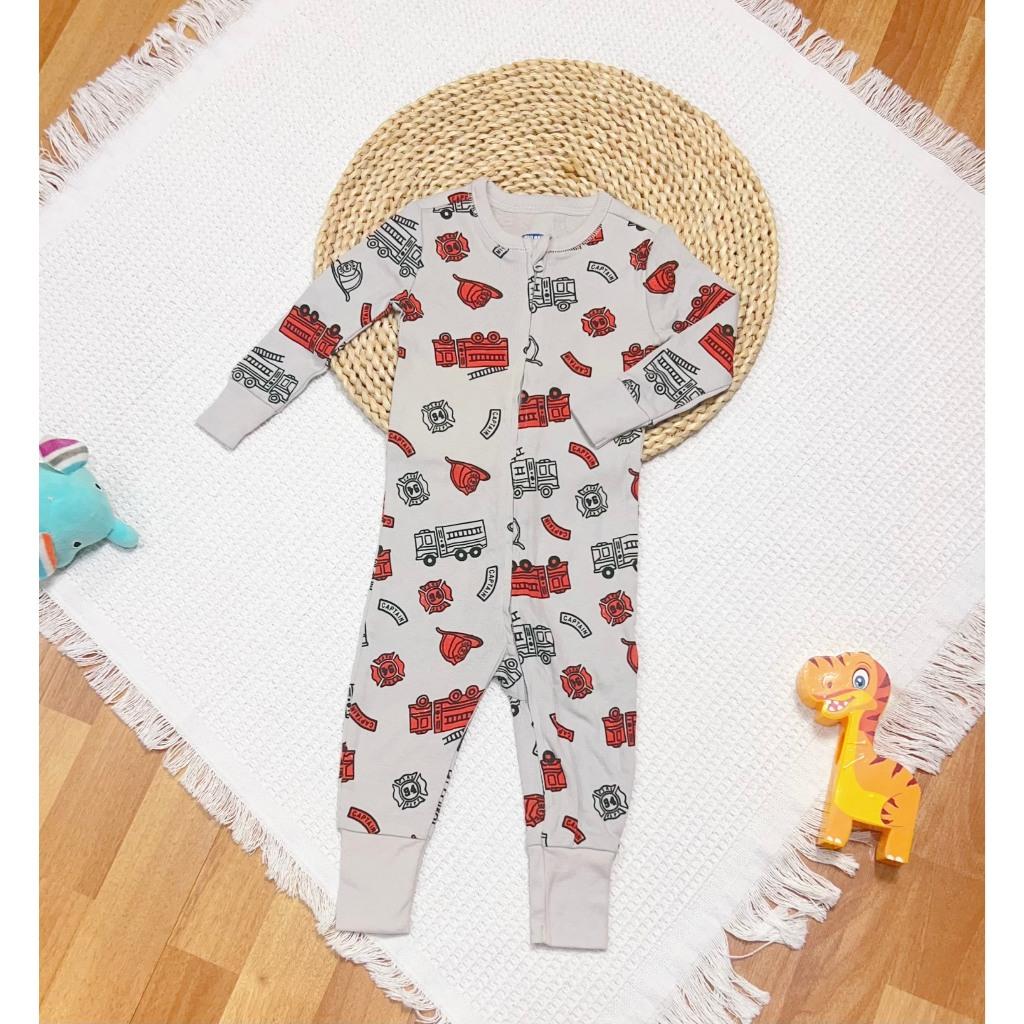 (Size 6-18m) Body ngủ chất cotton mềm mịn, FORM ÔM cho bé - hàng xuất dư nhiều hãng - NÊN ĐẶT TĂNG SIZE