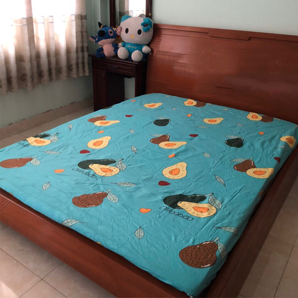 Ga chống thấm cho bé chất liệu cotton Hàn Quốc cao cấp A - kích thước 1m6x2m/1m8x2m