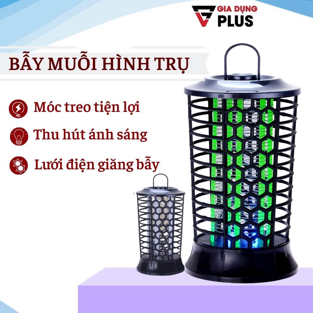 Đèn bắt muỗi hình trụ mosquito trap, đèn bẫy muỗi, côn trùng thông minh thế hệ mới có lớp lưới điện 3D siêu diệt muỗi