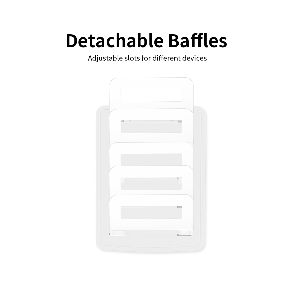 Trạm Sạc Thông Minh Với 4 Cổng USB QC3.0 Tương Thích Đa Năng Cho Gia Đình - Màu Trắng