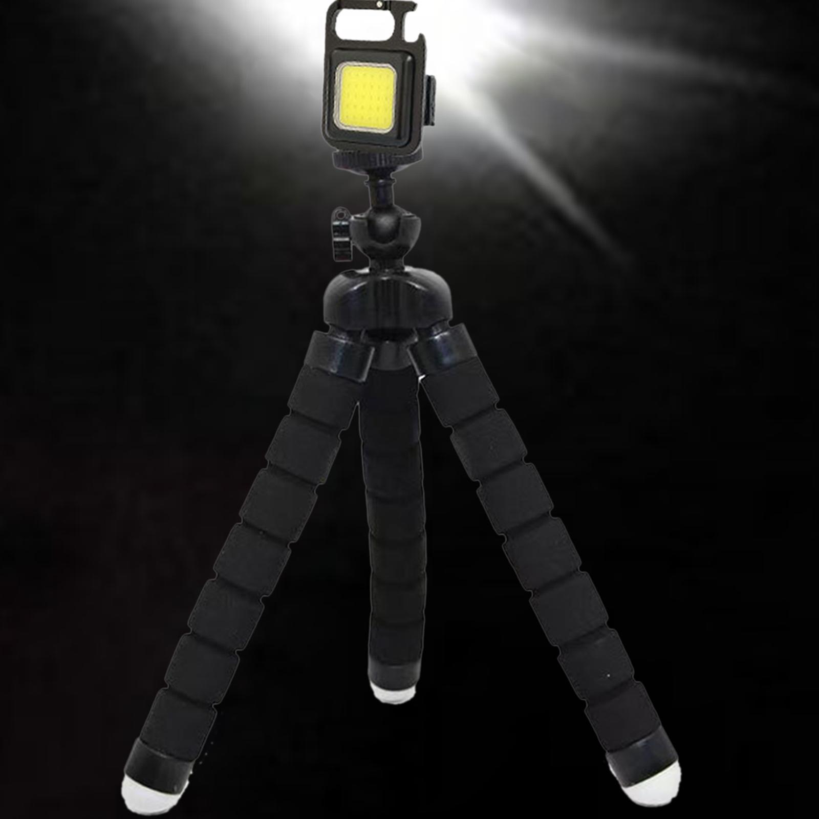 COB Keychain Flashlight  Pocket USB Rechargeable for Climbing Walking