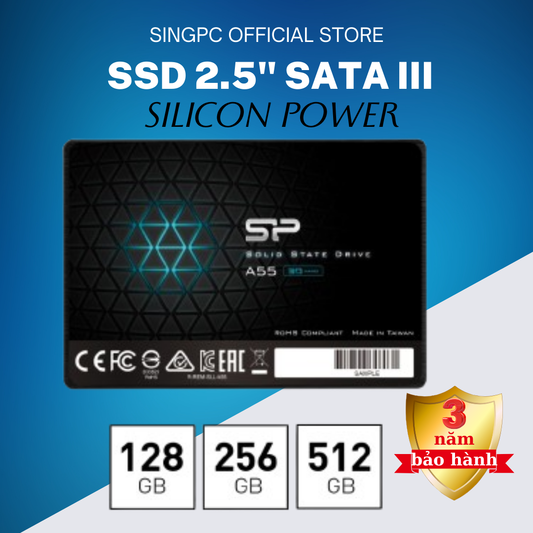 Hình ảnh Ổ cứng Silicon Power 2.5 inch SATA SSD A56 128GB - Hàng chính hãng
