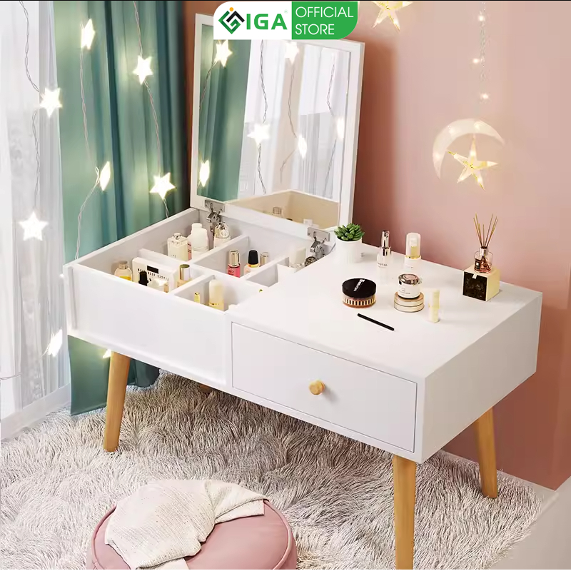 Bàn Trang Điểm Mini Ngồi Bệt Hiện Đại Thương Hiệu IGA - GP143