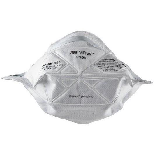 Khẩu trang lọc bụi mịn, kháng khuẩn 3M N95 9105