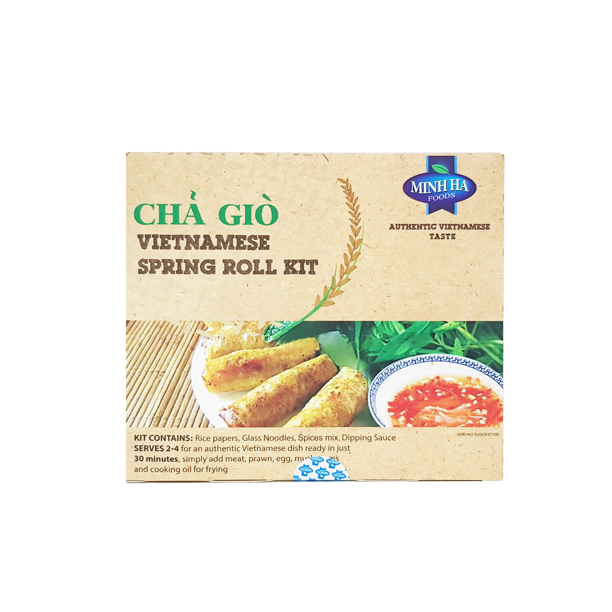 Bộ nguyên liệu Chả giò Minh Hà 135g - Minh Hà Spring Roll Kit 135g